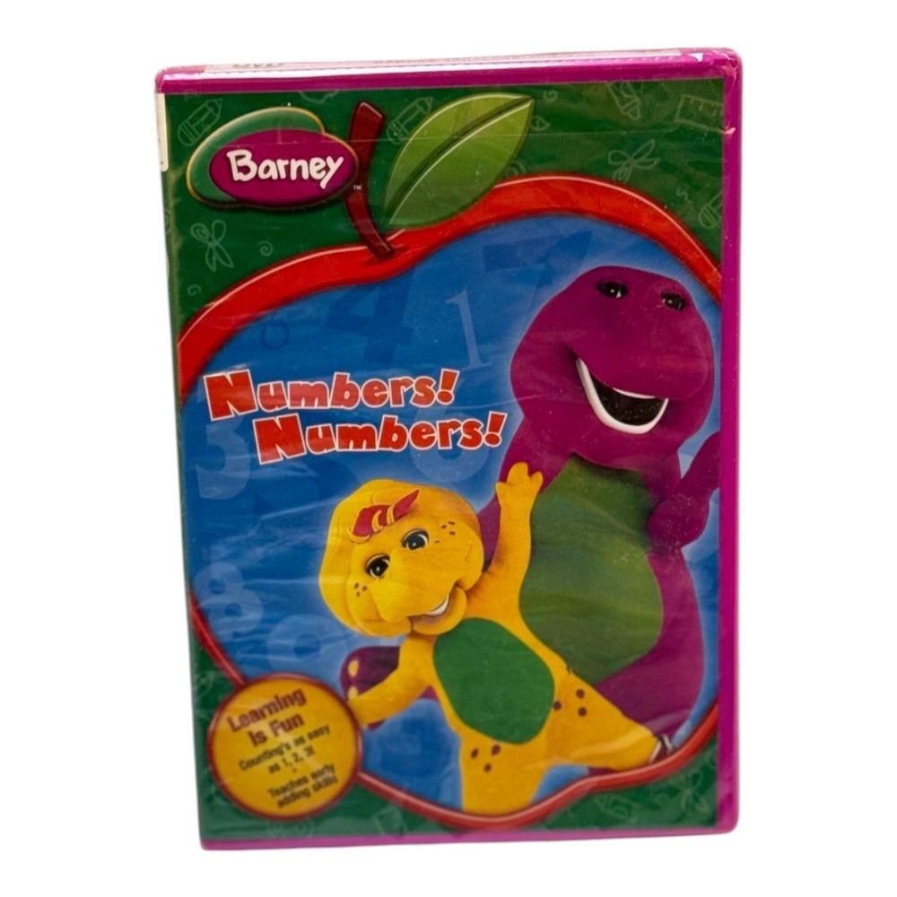 Barney DVD Numbers‎ Numbers New Sealed Educational Preschool Counting Sing